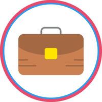 Portfolio Flat Circle Icon vector