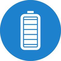 Battery Multi Color Circle Icon vector