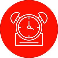 Clock Multi Color Circle Icon vector