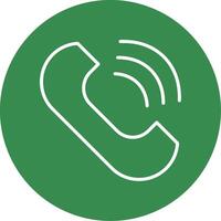 Phone Multi Color Circle Icon vector