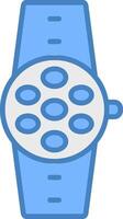 Apps Line Filled Blue Icon vector