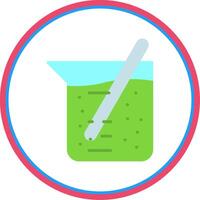 Agitator Flat Circle Icon vector