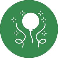 Baloon Multi Color Circle Icon vector