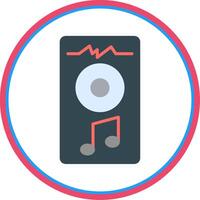 Mixer Flat Circle Icon vector