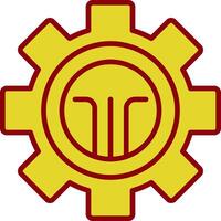 Cog Vintage Icon Design vector