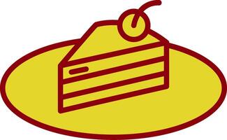 Piece Of Cake Vintage Icon Design vector