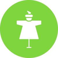 Scarecrow Multi Color Circle Icon vector