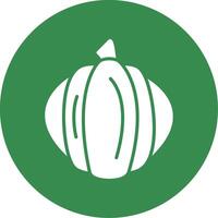 Pumpkin Multi Color Circle Icon vector