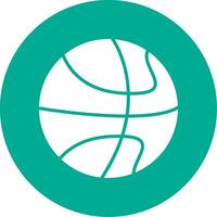 Basketball Multi Color Circle Icon vector