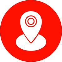 Gps Multi Color Circle Icon vector