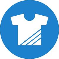 Tshirt Multi Color Circle Icon vector