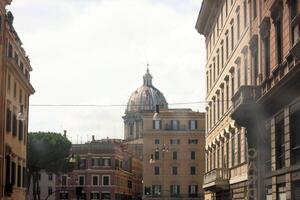 A view of Rome in Italy photo