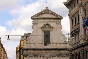 A view of Rome in Italy photo