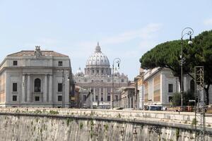 A view of Rome in the summer photo