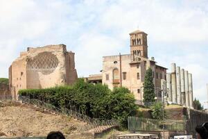 A view of Rome in the summer photo