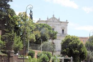 A view of Rome in the summer photo