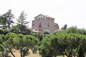 A view of Rome in the summer photo