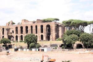 A view of Rome in the summer photo