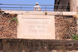 A view of Rome in the summer photo