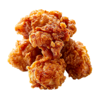 crunchy Chicken leg on transparent Background png