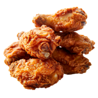 crunchy Chicken leg on transparent Background png