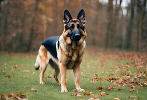 A view of a German Shepherd Dog photo