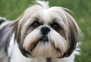 un ver de un shih tzu foto