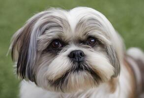 un ver de un shih tzu foto