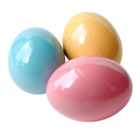 Painted easter eggs on transparent Background png