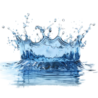 Spritzen Wasser auf transparent Hintergrund png