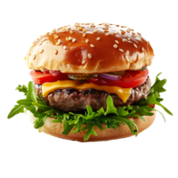 Burger sur transparent Contexte png