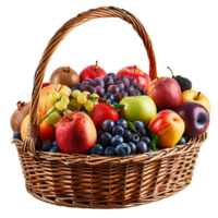 Fruit Basket on transparent Background png