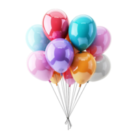 Luftballons auf transparent Hintergrund png