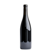 Wine bottle on isolated transparent background png