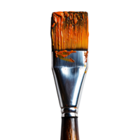 Paint brush on isolated transparent background png