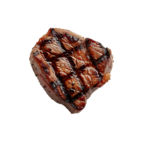 Tasty grilled beef fillet steak on isolated transparent background png