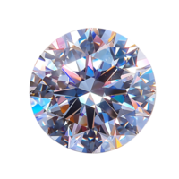 Beautiful diamond on isolated transparent background png