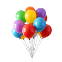 Luftballons auf transparent Hintergrund png