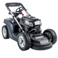 Lawn mower on isolated transparent background png