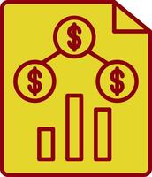 Money Analysis Vintage Icon Design vector