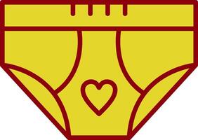 Underwear Vintage Icon Design vector