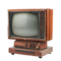 Television on isolated transparent background png