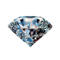 Beautiful diamond on isolated transparent background png