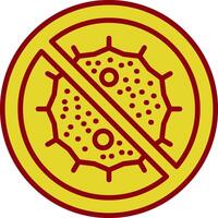 Bacteria Vintage Icon Design vector