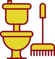 Toilet Vintage Icon Design vector