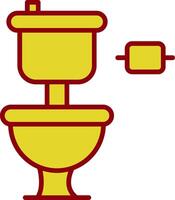 Toilet Vintage Icon Design vector