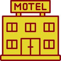 motel Clásico icono diseño vector