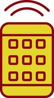 Remote Control Vintage Icon Design vector