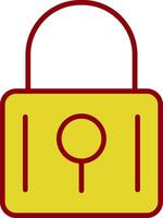 Locked Vintage Icon Design vector