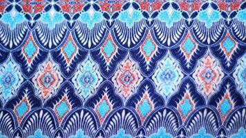 Blue Batik Photo Background